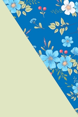 Composition NoteBook: Floral Blues Exercise Boo... 0359801994 Book Cover