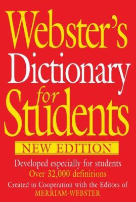 Webster's Dictionary for Students 1596950226 Book Cover
