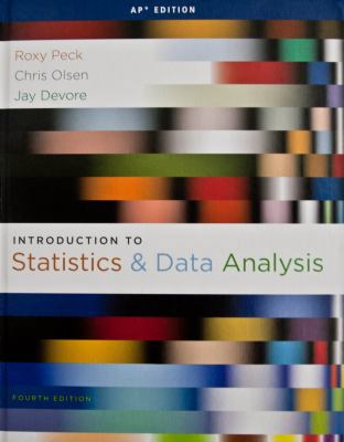 Introduction to Statistics and Data Analysis (A... 0840068417 Book Cover