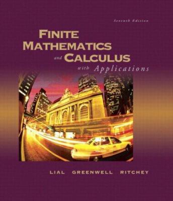 Finite Mathematics and Calculus With Applications 0321228235 Book Cover