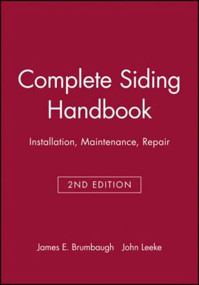 Complete Siding Handbook 0025178814 Book Cover