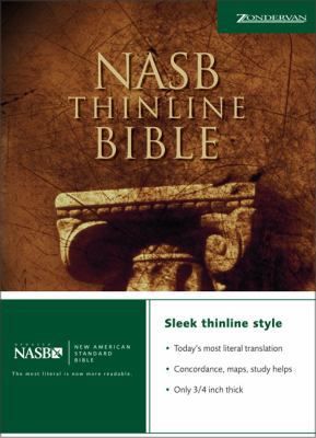 NASB Thinline Bible 0310916631 Book Cover