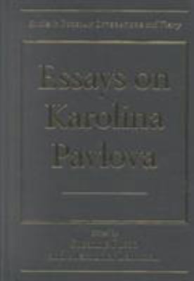 Essays on Karolina Pavlova 0810115441 Book Cover