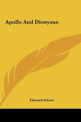 Apollo And Dionysus 1161583157 Book Cover