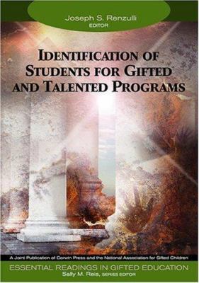Identification of Students for Gifted and Talen... 1412904285 Book Cover