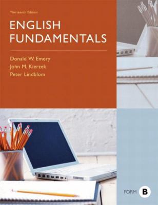English Fundamentals, Form B (13th Edition) 0321136675 Book Cover