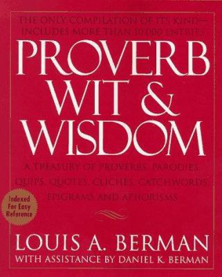 Proverb Wit and Wisdom 0399522735 Book Cover