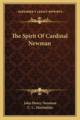 The Spirit Of Cardinal Newman 1162944439 Book Cover