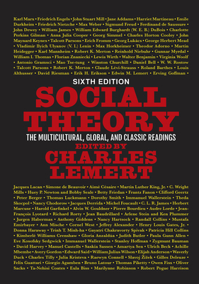 Social Theory: The Multicultural, Global, and C... 0367319500 Book Cover