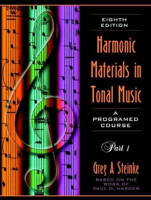 Harmonic Materials in Tonal Music: A Programmed... 0205271634 Book Cover