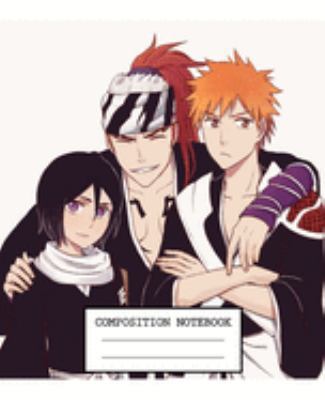 Paperback Composition Notebook : Anime Bleach Soft Glossy Cover Wide Ruled Lined Pages Book 7. 5 X 9. 25 Inches 110 Pages Book