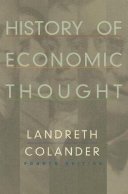 History of Economic Thought 0618133941 Book Cover