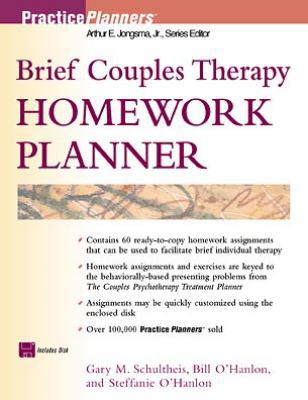 Brief Couples Therapy Homework Planner [With *] 0471295116 Book Cover