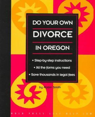 Do Your Own Divorce in Oregon 0873373820 Book Cover