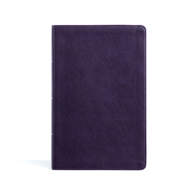 CSB Single-Column Personal Size Bible, Plum Lea... 1087782678 Book Cover