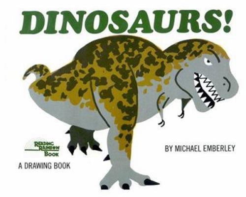 Dinosaurs! a Drawing Book (Reading Rainbow) 0316236314 Book Cover