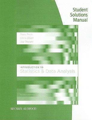 Introduction to Statistics & Data Analysis 0840068409 Book Cover