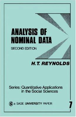 Analysis of Nominal Data B001VUGPBQ Book Cover