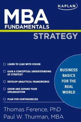 MBA Fundamentals Strategy (Kaplan Test Prep) 1427797536 Book Cover