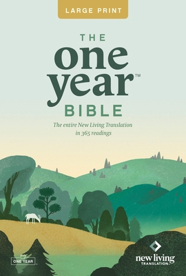 One Year Premium Slimline Bible-NLT-Large Print... [Large Print] 141431244X Book Cover