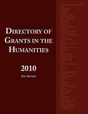 Directory of Grants in the Humanities 2010 0984172572 Book Cover