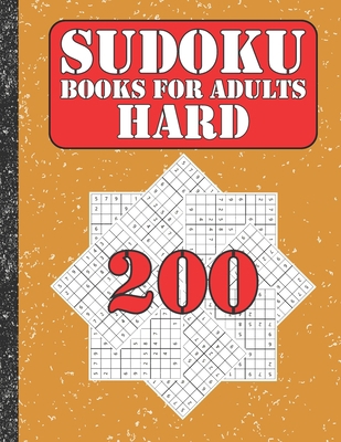 Sudoku books for adults hard: 200 Sudokus from ... B086P9BDX9 Book Cover