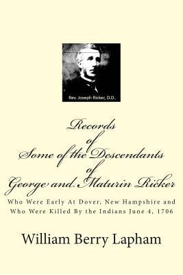 Records of Some of the Descendants of George an... 1495281353 Book Cover