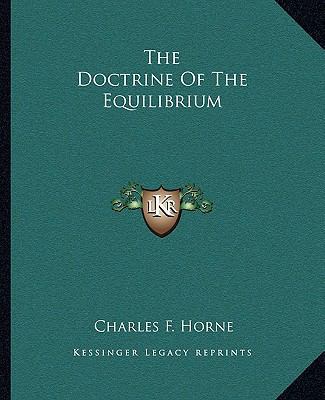 The Doctrine Of The Equilibrium 1162854448 Book Cover