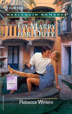 To Marry for Duty 0373038356 Book Cover