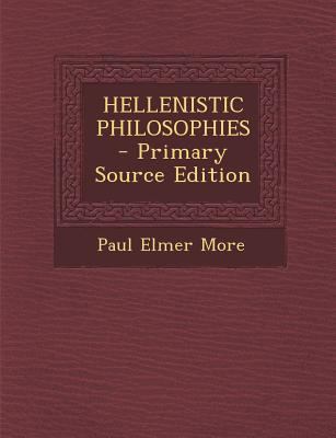 Hellenistic Philosophies 1294919806 Book Cover
