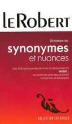 Dictionnaire Des Synonymes Et Nuances (French E... [French] 2849022616 Book Cover