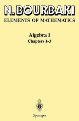 Algebra I: Chapters 1-3 3540193731 Book Cover