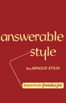 Answerable Style: Essays on Paradise Lost 1299943322 Book Cover