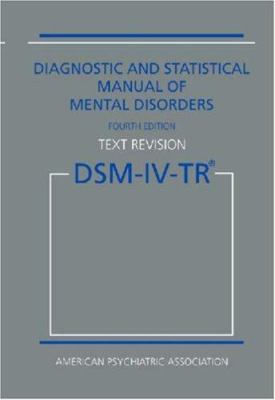 Diagnostic statistical manual of mental disorde... 0890420254 Book Cover