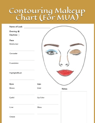 Contouring Makeup Chart: Paper Chart for Makeup... B0842L3DHV Book Cover