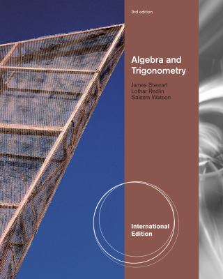 Algebra and Trigonometry. by James Stewart, Lot... B01M3NQFH8 Book Cover