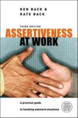 Assertiveness At Work 0077109910 Book Cover