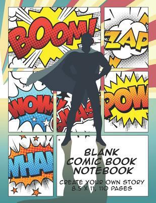 Blank Comic Book Notebook: Create Your Own Stor... 1719827486 Book Cover