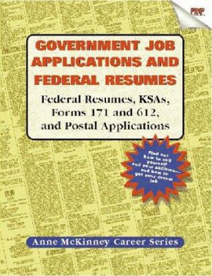 Government Job Applications & Federal Resumes: ... 1885288115 Book Cover