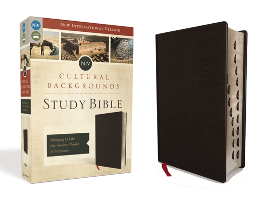 NIV, Cultural Backgrounds Study Bible, Indexed,... 0310444438 Book Cover