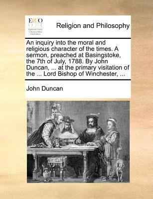 An Inquiry Into the Moral and Religious Charact... 1170909167 Book Cover