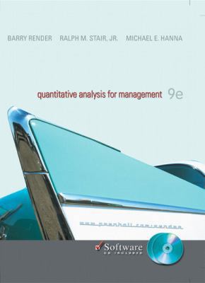 Quantitative Analysis For Management 0131857029 Book Cover