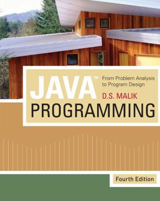 Java™ Programming: From Problem Analysis to Pro... 1439035660 Book Cover