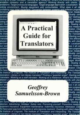 A Practical Guide for Translators 1853591882 Book Cover