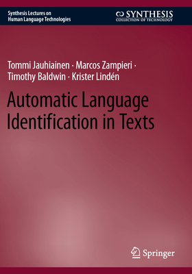 Automatic Language Identification in Texts 3031458249 Book Cover
