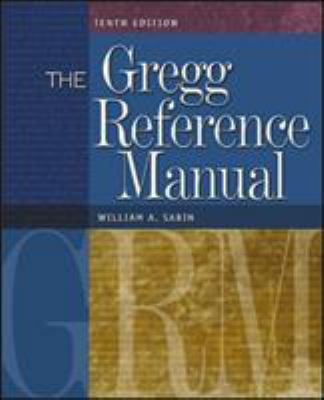 The Gregg Reference Manual: A Manual of Style, ... B004UMIJGQ Book Cover