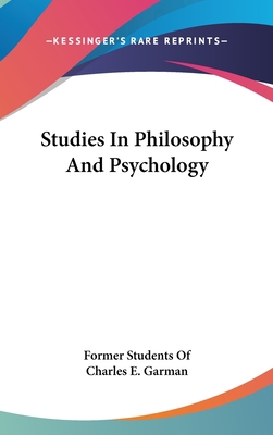 Studies In Philosophy And Psychology 0548237441 Book Cover
