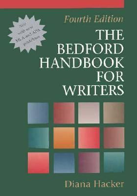 The Bedford Handbook for Writers 0312137036 Book Cover