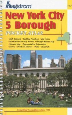 Hagstrom New York City 5 Borough Pocket Atlas 1592459927 Book Cover