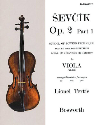 Sevcik for Viola: School of Bowing Technique, O... 1844497585 Book Cover